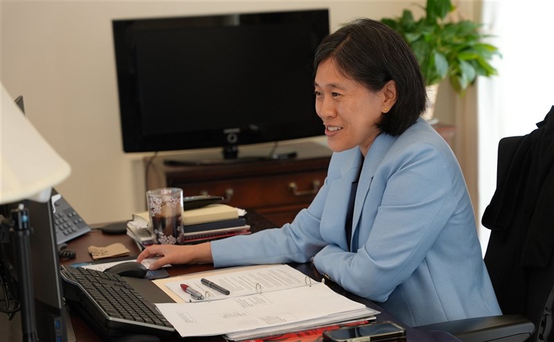 第11屆TIFA順利落幕,美國參議員盧比歐公布會前偕同多名跨黨派議員寫給美國貿易代表戴琪(圖)的信函。(圖取自twitter.com/AmbassadorTai)