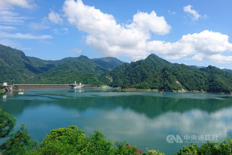 曾文水庫經過5月底以來的幾波降雨後,蓄水量持續上升,至5日已突破2億9000萬立方公尺,成為目前全台蓄水量最高的水庫。(南區水資源局提供)中央社記者楊思瑞台南傳真 110年7月5日