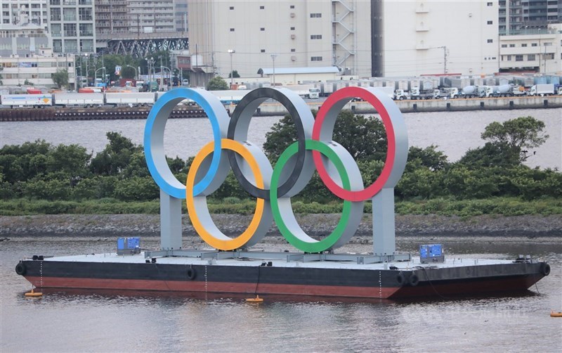 東京奧運23日開幕,受到疫情影響,國際奧林匹克委員會(IOC)、東京都政府等8日召開五方會談決定,東京都及鄰近3縣所有比賽場館採閉門賽。中央社記者楊明珠東京攝 110年7月8日