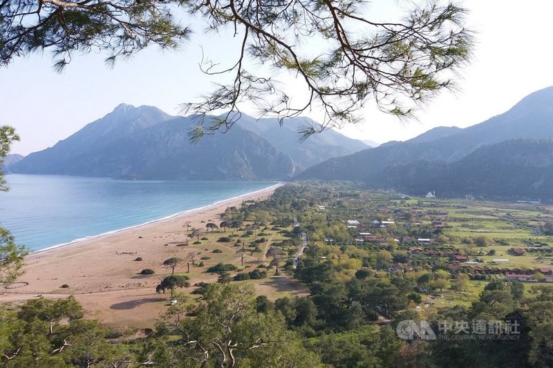約3.2公里長的土耳其契拉勒海岸為赤蠵龜產卵棲地,近30年來在居民悉心保護下,有著與安塔利亞其他海灘截然不同風貌。(契拉勒海岸保護委員會提供)中央社記者何宏儒安塔利亞傳真 110年7月11日