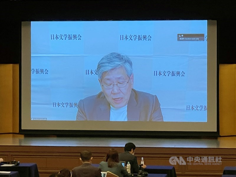 李琴峰獲日本文學界最高榮譽芥川獎,是首位獲獎的台灣人。圖為活動會場東京帝國飯店。中央社記者楊明珠東京攝 110年7月14日