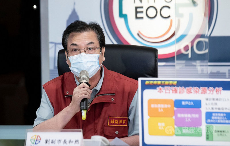新北市副市長劉和然16日表示,新北市要在7月底前達成25%人口接種,需有100萬人施打,會與中央聯繫如何改進預約平台系統,讓配發與施打行政作業更精細,也充分發揮效益。(新北市政府提供)中央社記者黃旭昇新北傳真 110年7月16日