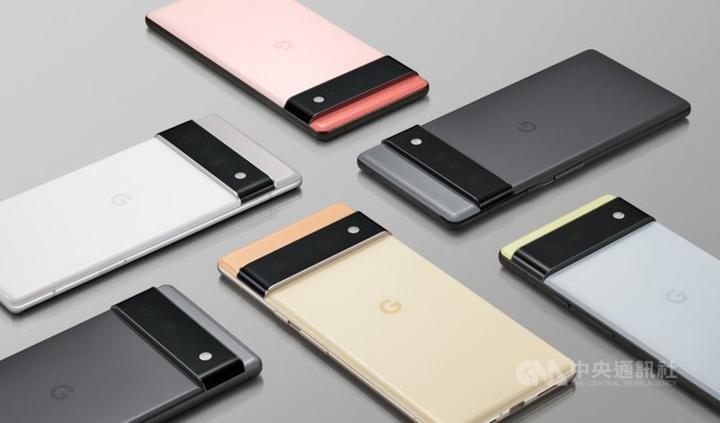 Google 3日宣布,首度搭載自家研發晶片系統Tensor的Pixel 6和Pixel 6 Pro智慧型手機將於今年秋季登場,採用全新材質及外觀設計,並升級後置鏡頭系統。(Google提供)中央社記者吳家豪傳真 110年8月3日