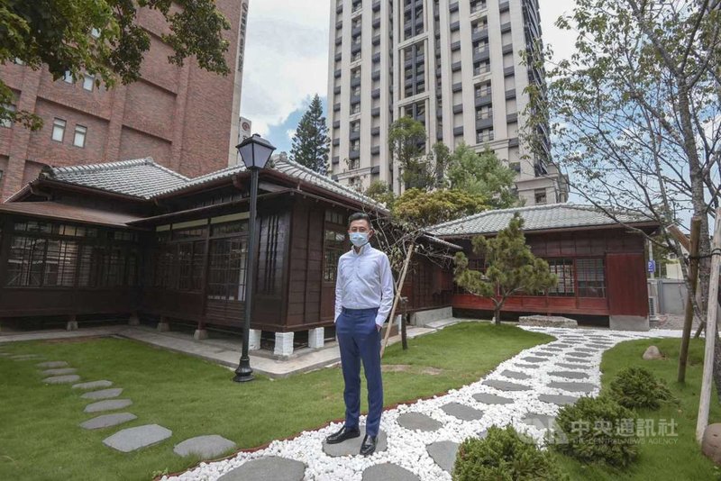 新竹州警察局高等官舍歷經1年多修復已完工,新竹市長林智堅表示,該古蹟將轉型為「新竹故事館」,讓民眾了解新竹市歷史文化。(新竹市政府提供)中央社記者魯鋼駿傳真 110年8月4日