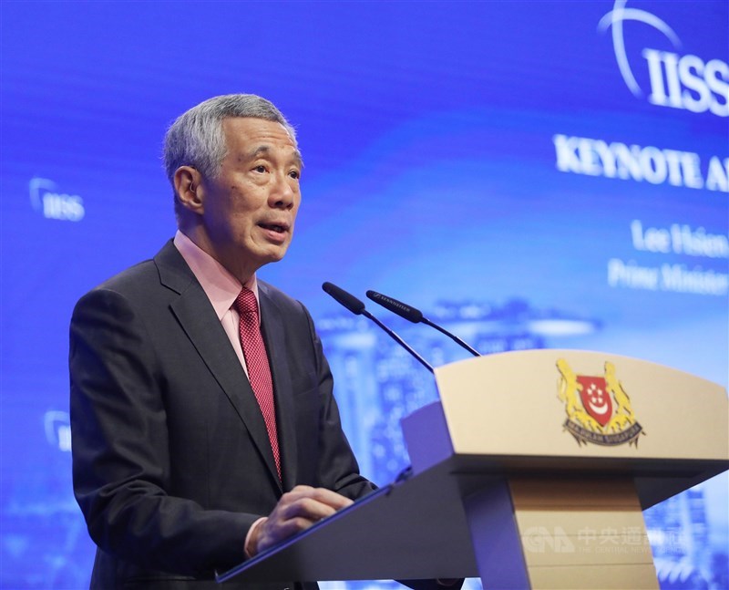 新加坡總理李顯龍頓3日警告美國別再挑釁地挑戰中國,並特別提到台灣是潛在的衝突爆發點。(中央社檔案照片)