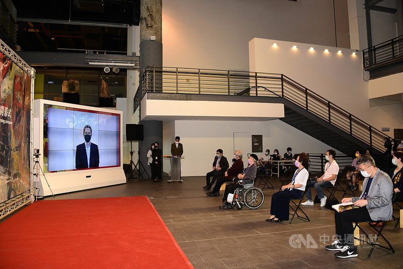 國美館陳銀輝藝術展防疫採線上直播開幕 文化 中央社cna