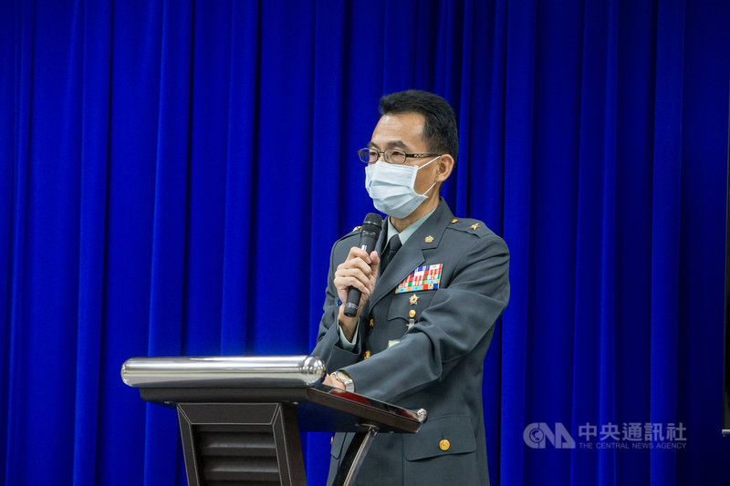 國防部作計室聯戰處長林文皇少將(圖)10日表示,漢光37號實兵演習9月13日至17日登場,屆時戰機將起降佳冬戰備道。(國防部提供)中央社記者游凱翔傳真 110年8月10日