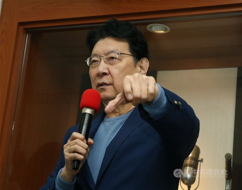 對於中廣董事長趙少康(圖)質疑阿富汗是台灣前車之鑑,民進黨立法院黨團17日表示,把台灣跟阿富汗做類比非常不倫不類,這反而比較像國民黨在大陸時期流亡及轉進的樣子。(中央社檔案照片)