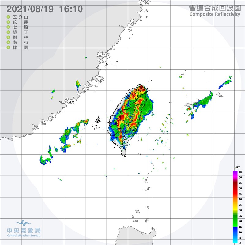 （圖取自中央氣象局網頁cwb.gov.tw）