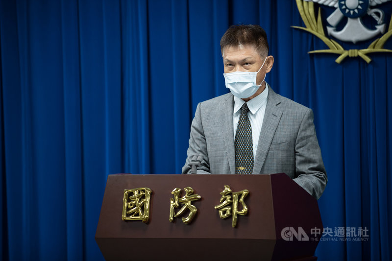 國防部全民防衛動員室主任韓岡明31日表示,疫情影響,萬安演習9月15日登場,不實施人、車管制及疏散避難。(國防部提供)中央社記者游凱翔傳真 110年8月31日