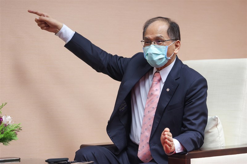 立法院長游錫堃表示,民進黨的誕生是整個世代台灣人的貢獻。(中央社檔案照片)