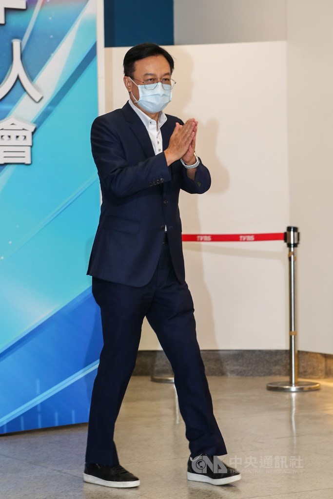 國民黨主席25日即將改選,4日下午在台北舉行首場電視政見會,候選人、前彰化縣長卓伯源出席,會中強調自己若當選定是專職無私的黨主席,不參選2024總統或立委選舉。中央社記者裴禛攝 110年9月4日