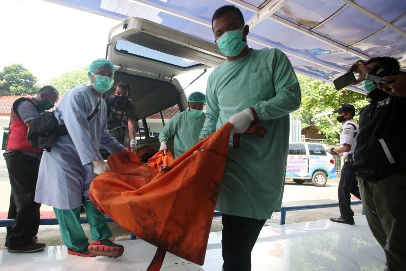 印尼西爪哇萬丹省一座監獄8日凌晨發生大火,造成41死、81人受傷。(安塔拉通訊社)