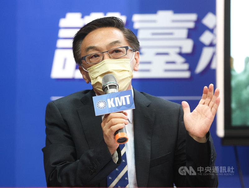國民黨9日舉行「Delta病毒入侵,指揮中心該亡羊補牢」記者會,台灣預防醫學學會理事長陳宜民(圖)出席。中央社記者謝佳璋攝 110年9月9日