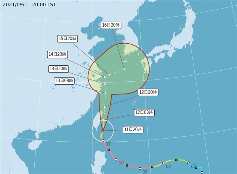 颱風璨樹襲台北北基宜花東 3縣市部分地區12日停班停課 生活 重點新聞 中央社cna