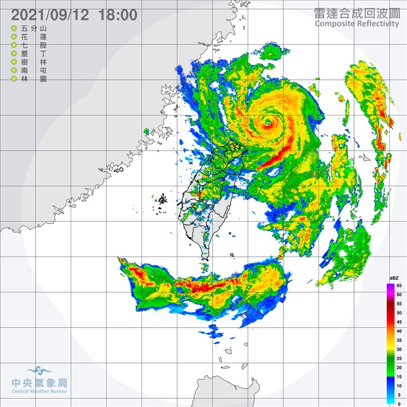 (圖取自中央氣象局網頁cwb.gov.tw)