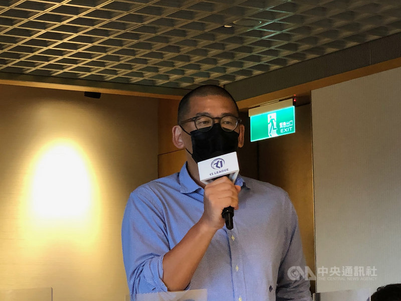 台灣職籃T1聯盟秘書長張運智13日說,T1聯盟與PLG就賽務、行銷等議題都有在接觸中,包括希望2聯盟球隊在台北市的主場場次能盡可能不要安排在同一週進行。中央社記者黃巧雯攝 110年9月13日