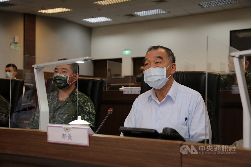 國防部長邱國正17日下午宣布「漢光37號演習」實兵演練正式結束。(軍聞社提供)中央社記者游凱翔傳真 110年9月17日