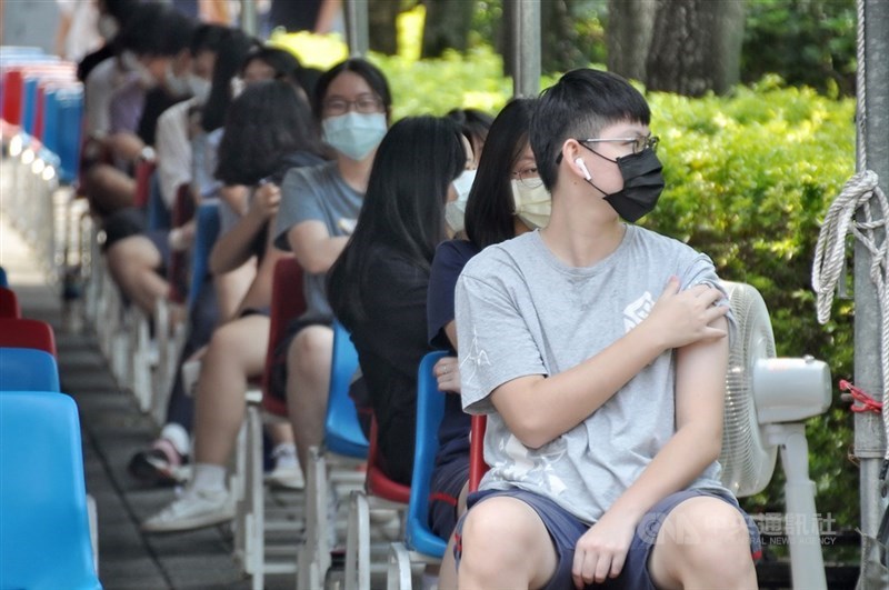 全台疫苗接種人口涵蓋率達50.16%。(中央社檔案照片)