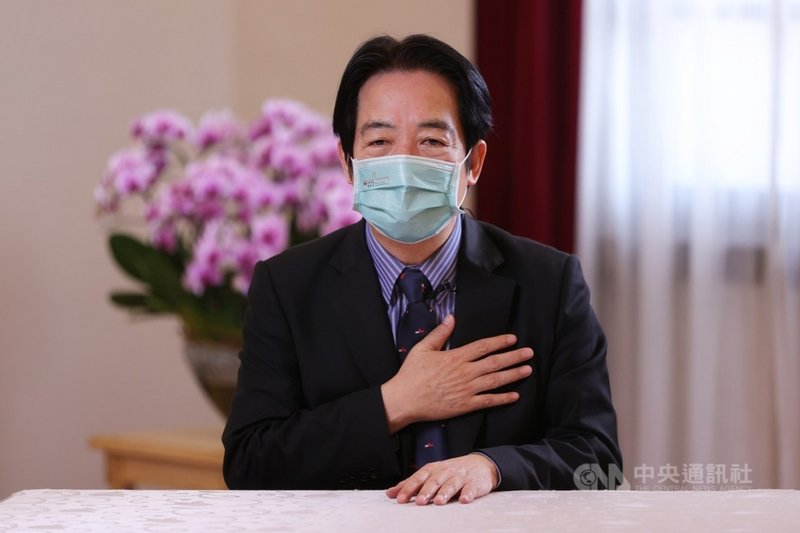 副總統賴清德23日以錄影方式為「投資健康.健保加值研討會」致詞時說,政府將會在公平合理原則下,規劃全民健保中長期改革計畫。(總統府提供)中央社記者謝佳珍傳真 110年9月23日