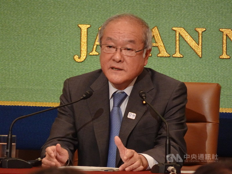 日本自民黨總裁(黨主席)岸田文雄4日被選為新任首相,20名內閣閣員中多位對台灣友好。圖為新任財務大臣鈴木俊一2019年7月1日任東京奧運大臣在東京舉行演講後表示,日本很多城市登記為台灣隊招待城。中央社記者楊明珠東京攝 110年10月4日