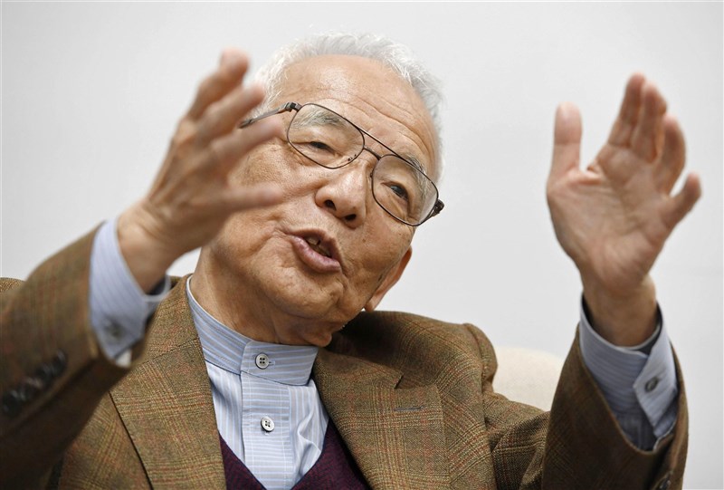 90歲日裔美籍學者真鍋淑郎榮獲2021年諾貝爾物理學獎。(共同社)