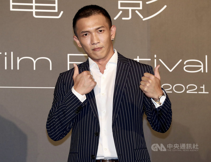 2021台北電影節7日在台北舉行閉幕記者會,閉幕片「詭扯」演員黃尚禾出席共襄盛舉。中央社記者張皓安攝 110年10月7日