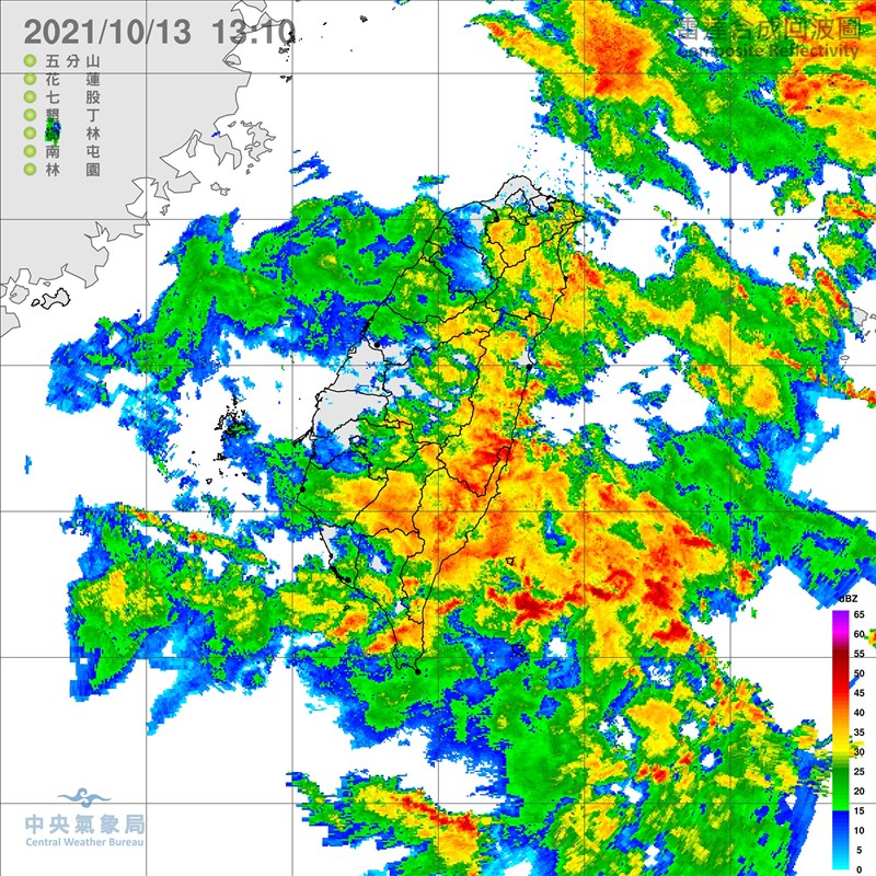 (圖取自中央氣象局網頁cwb.gov.tw)