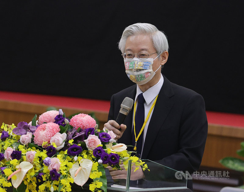 台北地方法院第1輪次國民法官模擬法庭第3場次13日舉行,司法院祕書長林輝煌(圖)出席並致詞。中央社記者謝佳璋攝 110年10月13日