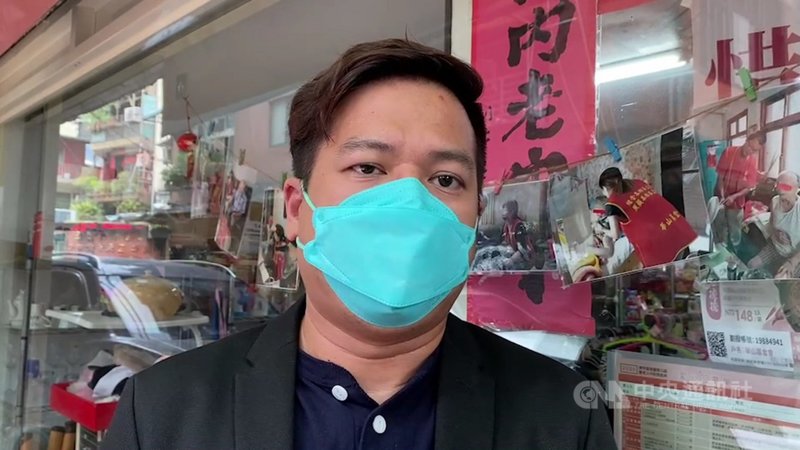中國國民黨籍前立法委員謝國樑宣布參選基隆市長。外傳角逐下屆基隆市長熱門人選的台灣民眾黨立委邱臣遠(圖)14日下午受訪時予以祝福。(立法委員邱臣遠辦公室提供)中央社記者王朝鈺傳真 110年10月14日