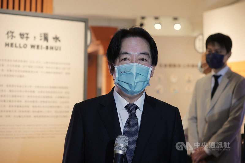 副總統賴清德17日出席「文協百年活動」,他希望,大家勇敢邁向國際社會,讓台灣為國際做出更具體、更多、更大的貢獻。(總統府提供)中央社記者葉素萍傳真 110年10月17日