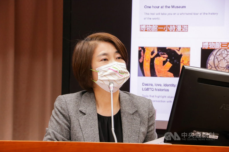 國立故宮博物院目前未曾到屏東開展,民進黨籍立委周春米(圖)28日在立院正式提出邀請,盼故宮院長吳密察允諾到屏東開展,吳密察回應,故宮預計於12月將故宮「魔幻山水歷險展」搬到屏東菸廠,回應屏東縣民期待。(周春米服務處提供)中央社記者郭芷瑄傳真 110年10月28日
