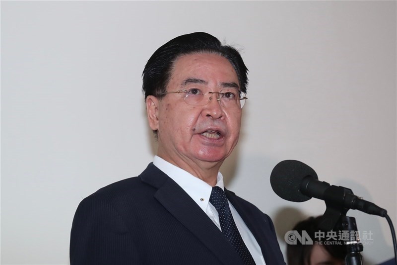 出訪歐洲的外交部長吳釗燮28日受邀在「對華政策跨國議會聯盟」發表演說並回答提問。(中央社檔案照片)