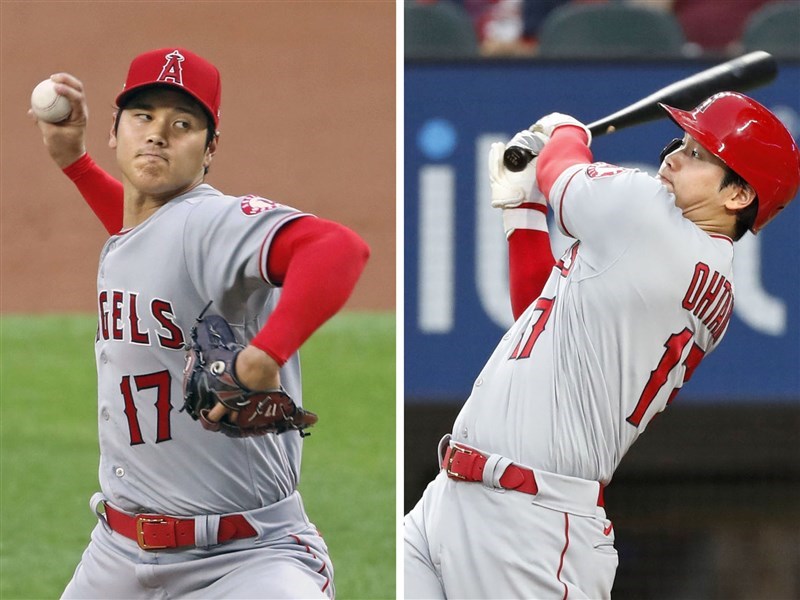 MLB球員票選的「球員選擇獎」28日出爐，日本球星大谷翔平獲選「年度最佳球員」與「美聯傑出球員」2項大獎。（共同社）