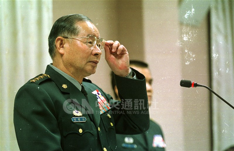 前國防部長湯曜明3日辭世,享壽84歲。(中央社檔案照片)