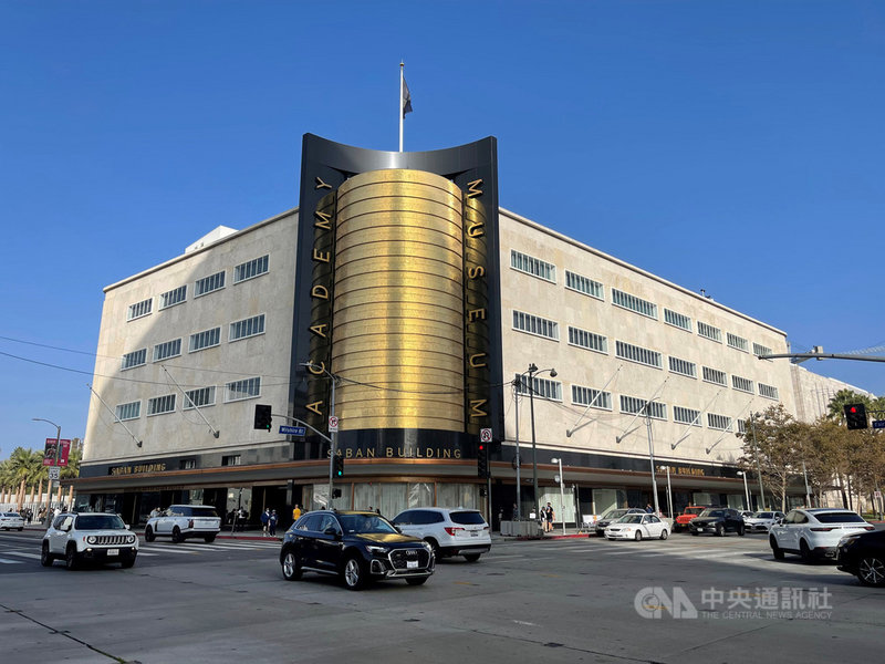 奧斯卡電影博物館9月底開幕,奧斯卡影帝湯姆漢克斯(Tom Hanks)將其譽為好萊塢的帕德嫩神廟。中央社記者林宏翰洛杉磯攝 110年11月7日