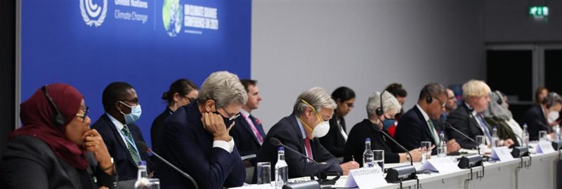 聯合國氣候峰會首週聚焦終結森林砍伐、逐步淘汰煤炭等訴求,但觀察人士指出,宣言與必須達到的減排目標之間,存在很大鴻溝。(圖取自聯合國氣候變化綱要公約網頁unfccc.int)