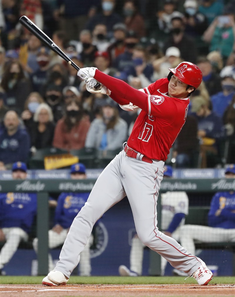 MLB洛杉磯天使日籍「二刀流」球星大谷翔平將首度在開幕戰擔任先發投手，同時將兼任指定打擊。（共同社）