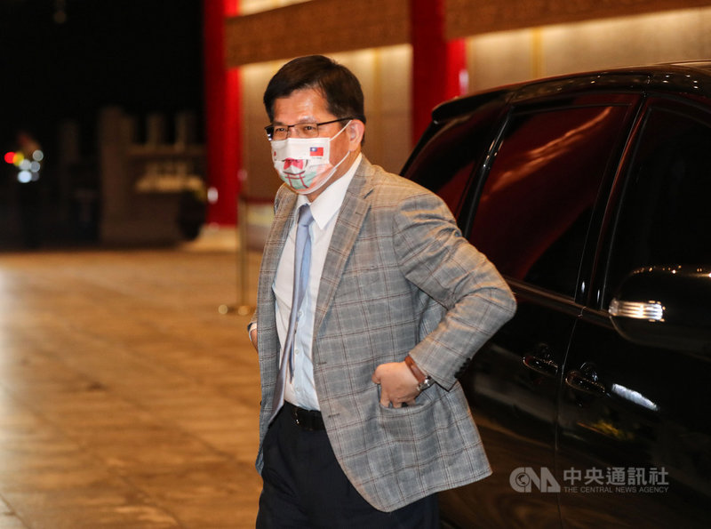 財團法人李登輝基金會15日在國家音樂廳舉辦「誠實自然:2021年李登輝紀念音樂會」,前交通部長林佳龍(圖)出席與會。中央社記者裴禛攝 110年11月15日