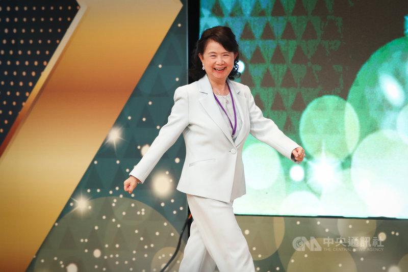 工研院16日下午舉行「第10屆工研院院士授證典禮」,獲選工研院院士的Onward Therapeutics董事長暨執行長葉常菁(圖)出席。中央社記者王騰毅攝 110年11月16日