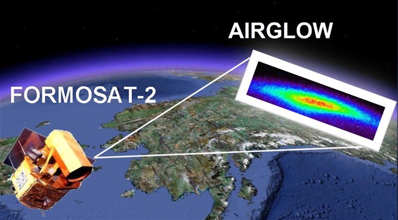 成功大學太空與電漿科學研究所研究團隊成功解開福衛二號衛星側拍影像存在的高度誤差之謎,為未來衛星任務規劃提供預先修正解決方案。(成功大學提供)中央社記者張榮祥台南傳真 110年11月18日