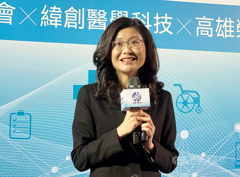 英特爾台灣分公司總經理汪佳慧2日出席台灣醫療科技展展前記者會表示,英特爾倡議的4股超級力量包括雲端、人工智慧、邊緣運算、5G,都與智慧醫療息息相關,能協助更快做出臨床診斷與決策。中央社記者吳家豪攝 110年12月2日