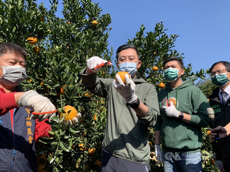 國民黨主席朱立倫4日在新竹宣講公投時說,新竹貢丸要用健康豬肉做,民眾才敢吃。對此,新竹市長林智堅(左2)5日表示,朱立倫不應帶頭混淆視聽、企圖製造假訊息,讓新竹在地產業恐慌。(新竹市政府提供)中央社記者郭宣彣傳真 110年12月5日