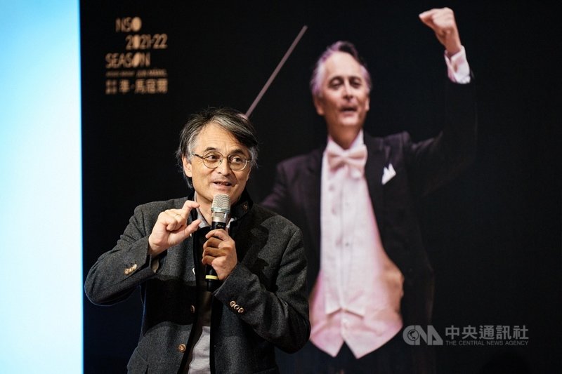 「歡暢大地-準.馬寇爾與NSO音樂會」將於12月10日舉行,NSO藝術總監準.馬寇爾表示,這次演出貝多芬「第9號交響曲」,代表了音樂家們對世界和平的嚮往與祈求。(NSO提供)中央社記者趙靜瑜傳真 110年12月9日
