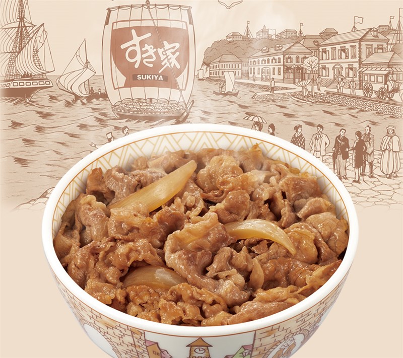 連鎖牛丼品牌SUKIYA宣布，中碗牛丼20日起價格從新台幣69元漲至89元，不過牛肉及洋蔥增量20%。（圖取自SUKIYA網頁sukiya-jp.com.tw）