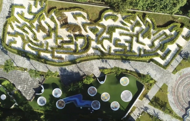 親子旅遊新亮點全國最大 迷宮花園 在澄清湖 生活 中央社cna