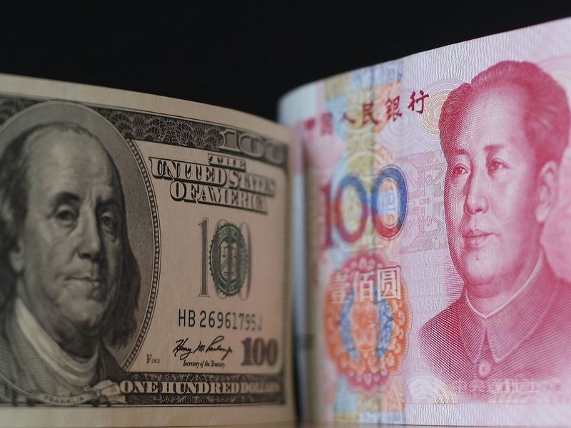 中國國家外匯管理局7日指出,截至2021年12月底,中國外匯存底規模為3兆2502億美元,較前1個月增加278億美元,升幅0.86%。(中央社檔案照片)