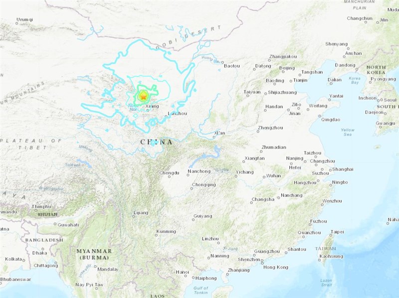 中國青海地震規模6 6 震源深度10公里 兩岸 重點新聞 中央社cna