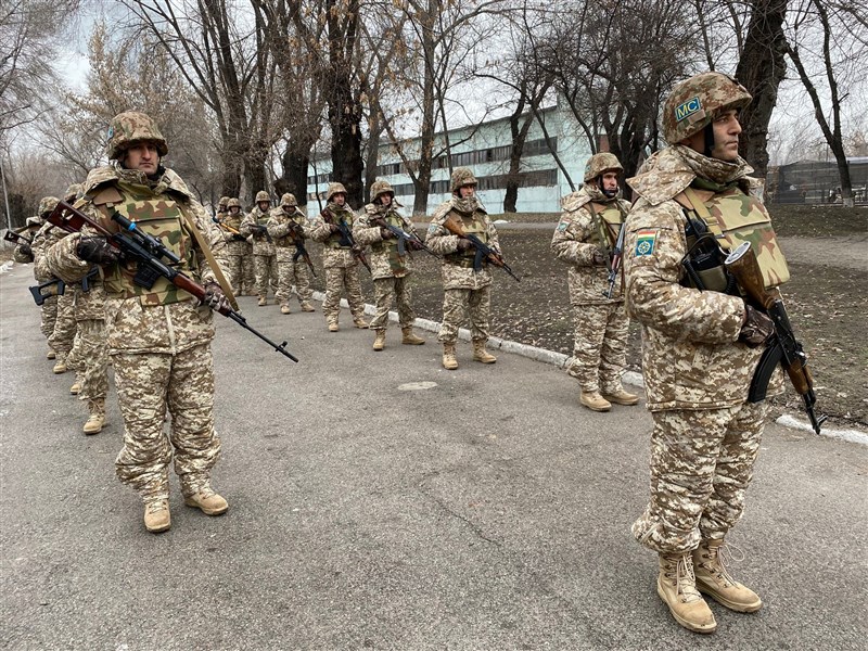 白俄羅斯18日表示，俄羅斯部隊已開始抵達境內，準備展開軍事演習。圖為俄羅斯軍人。（圖取自facebook.com/mod.mil.rus）