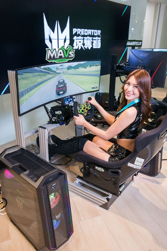 宏碁舉辦首屆Predator League虛擬賽車聯賽,透過線上及實體近12場的推廣與訓練活動,號召23隊、46名選手報名。(宏碁提供)中央社記者吳家豪傳真 111年1月14日